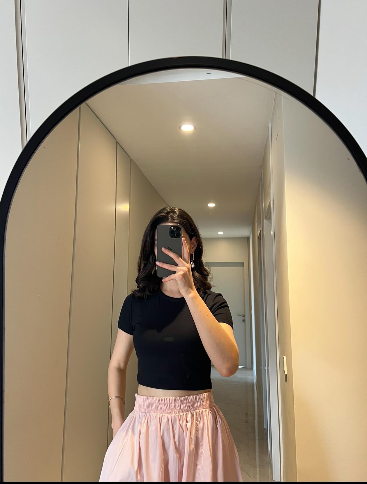 CROP TOP SİYAH