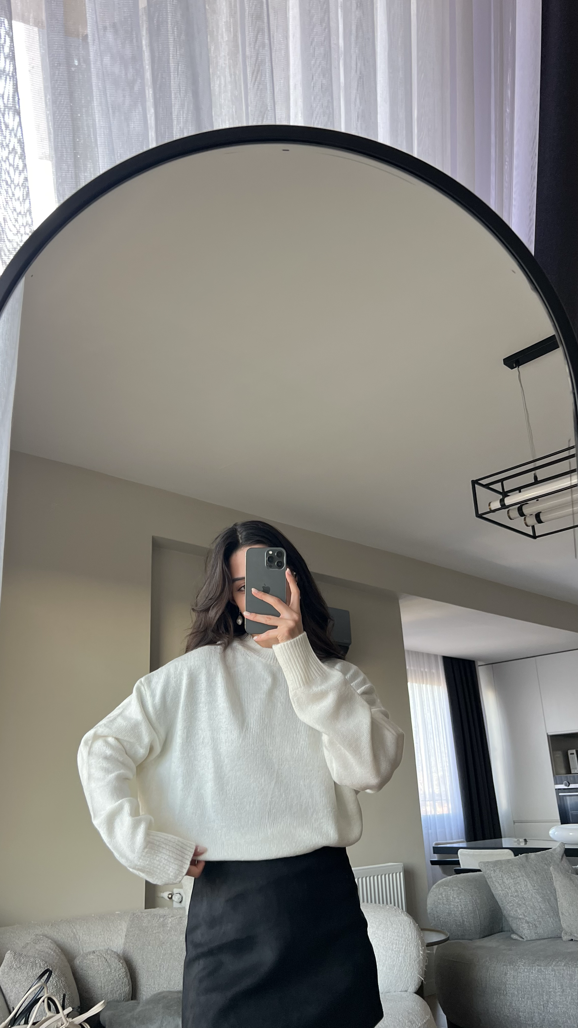MASSIMO DUTTI KREM KAZAK