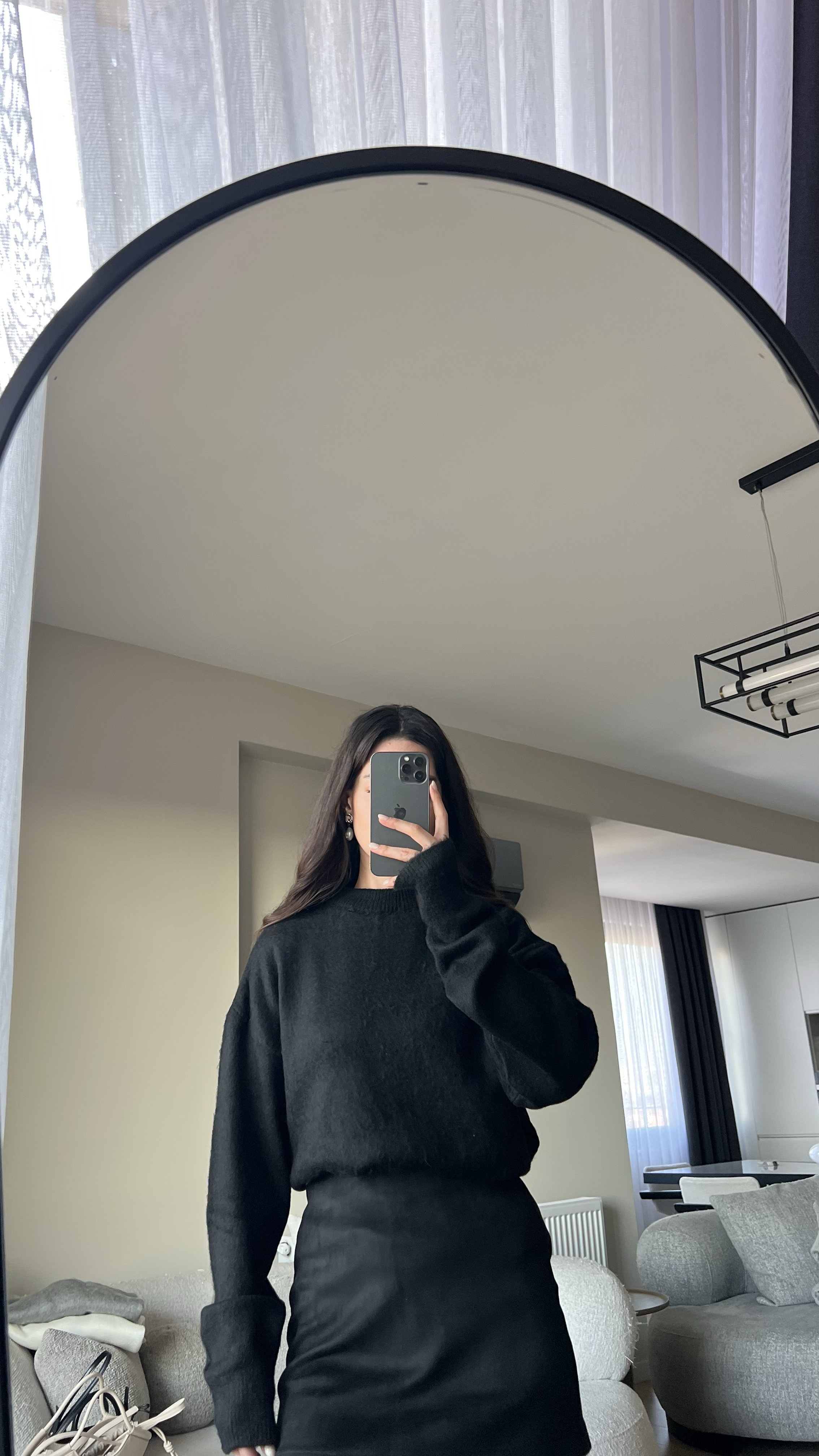MASSIMO DUTTI SİYAH KAZAK