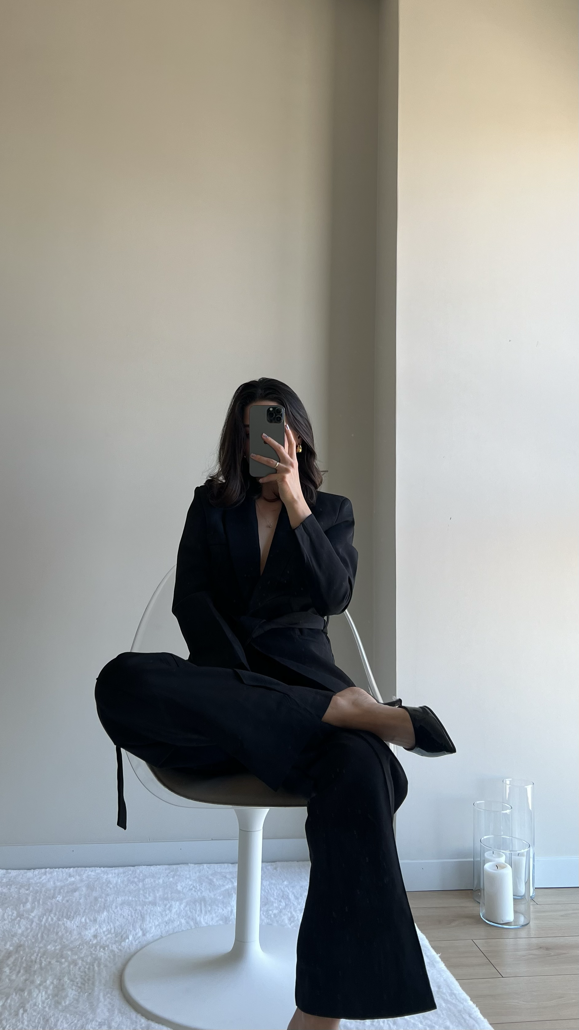 PREMIUM SİYAH BLAZER TAKIM