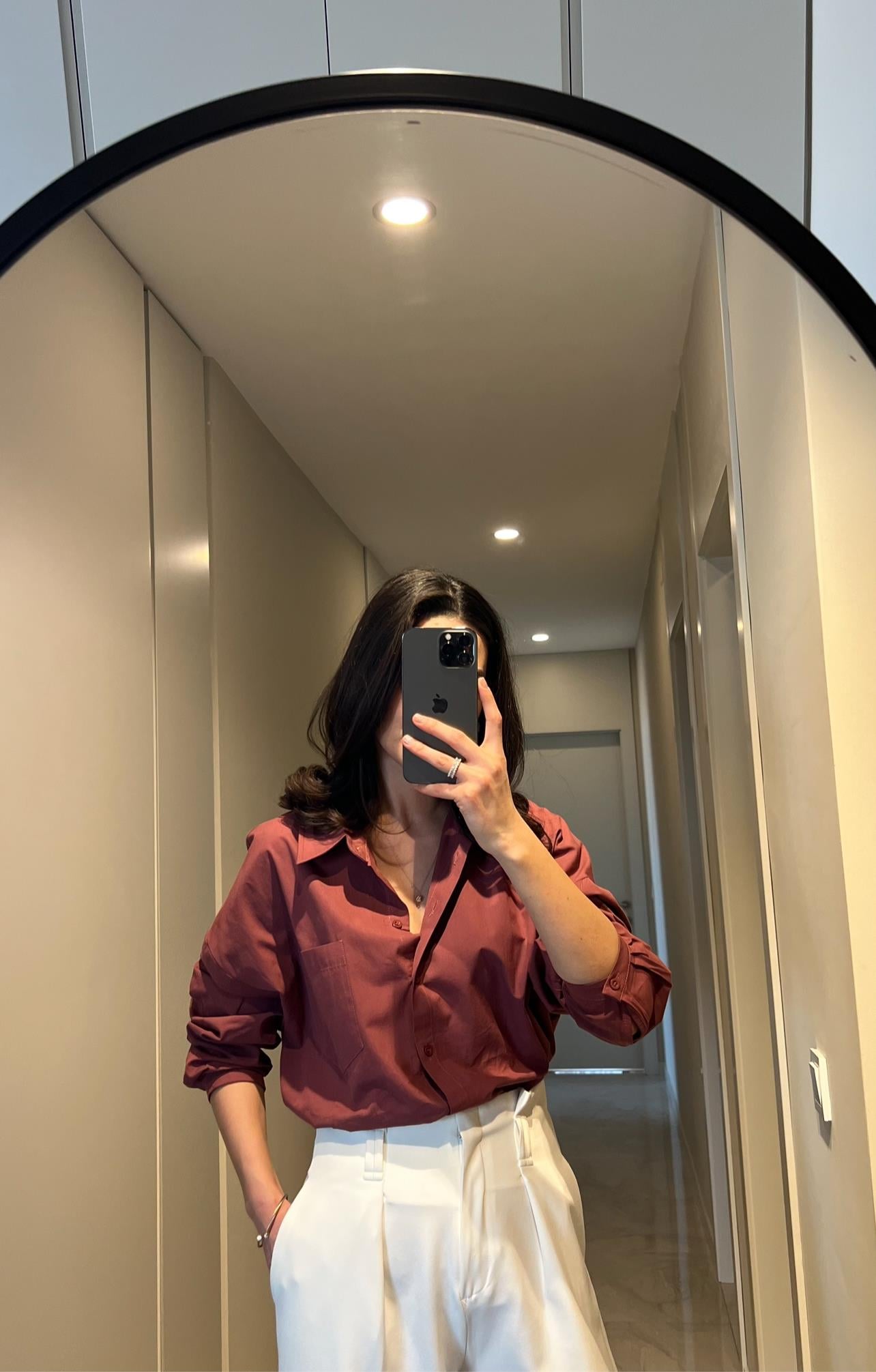 MASSİ BORDO GÖMLEK