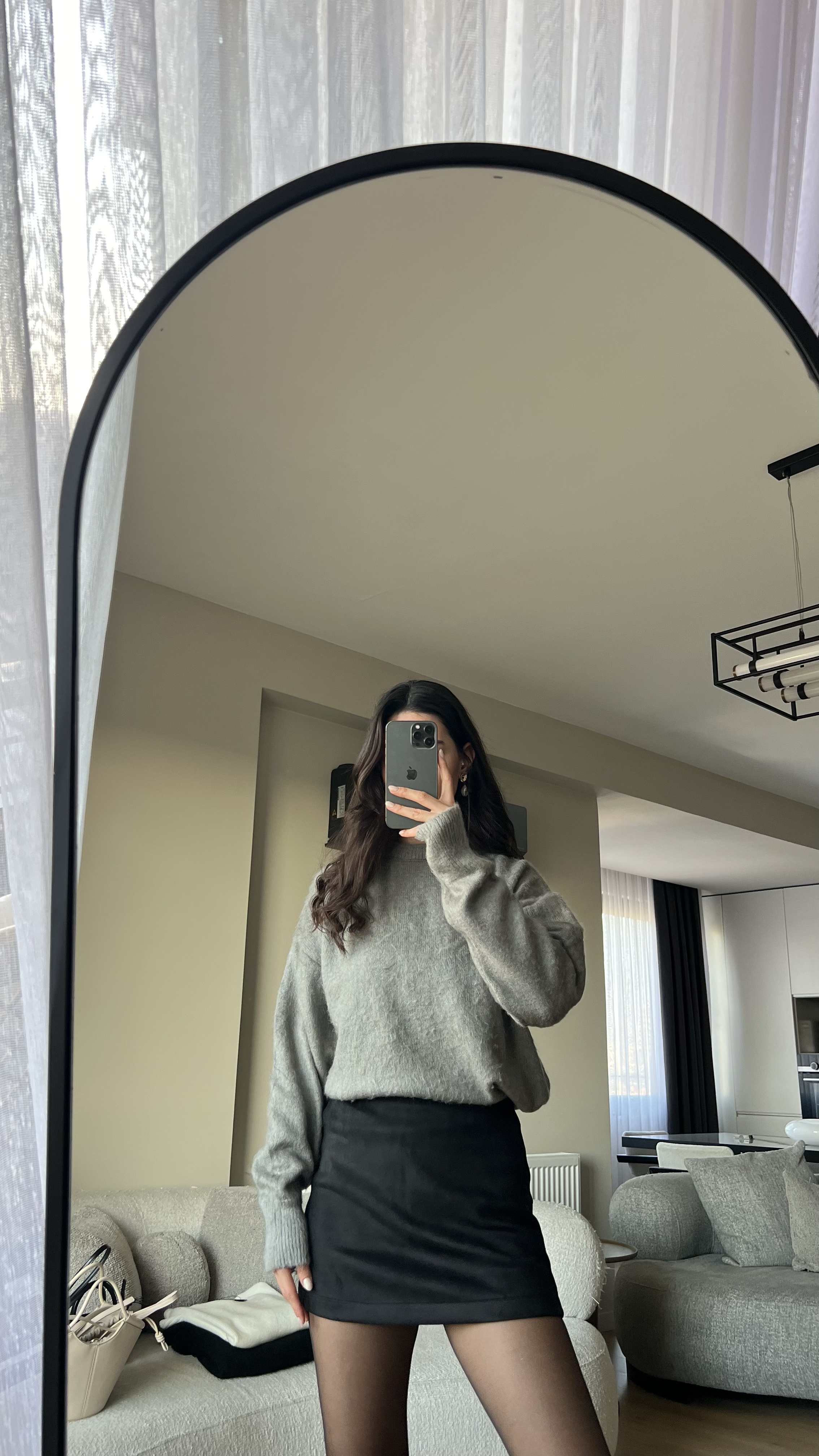 MASSIMO DUTTI GRİ KAZAK