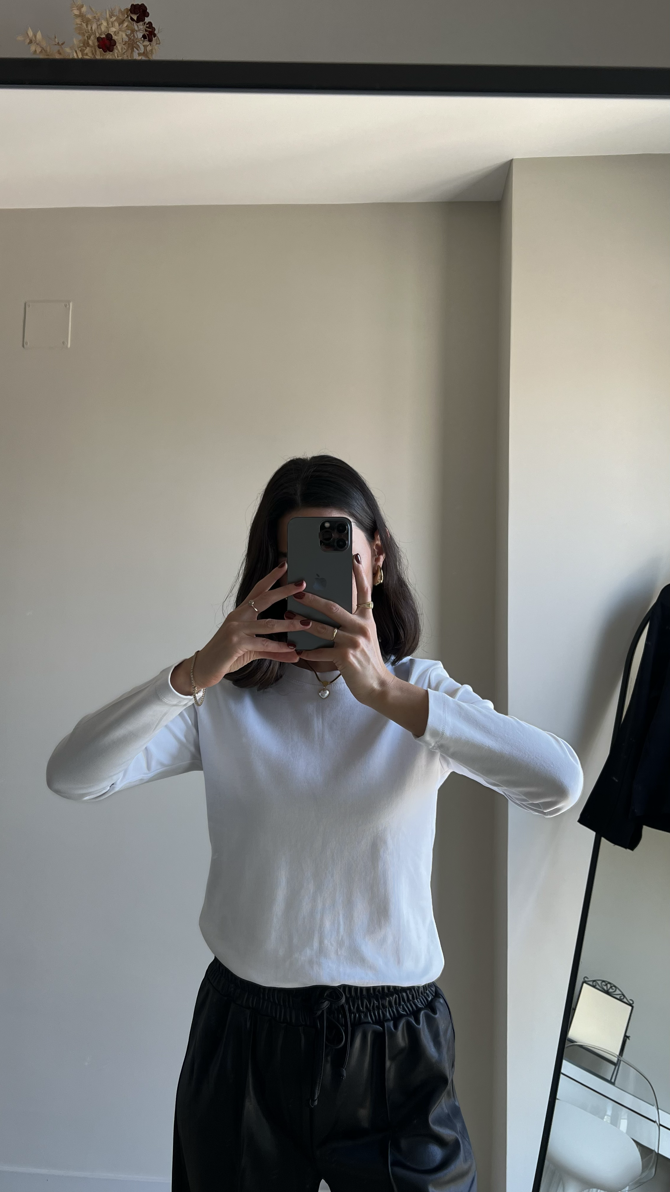 MASSIMO DUTTI OVERSIZE  BEYAZ BLUZ