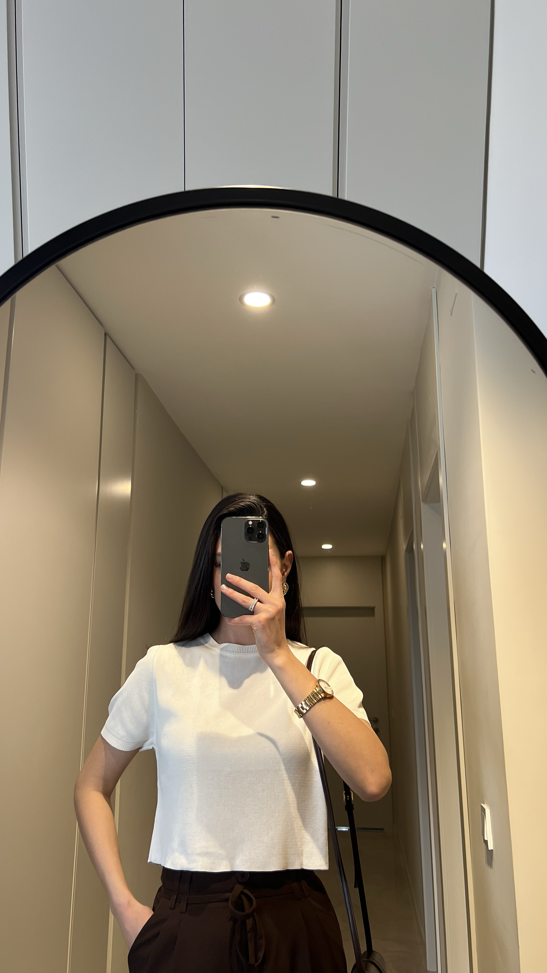 PREMIUM KALİTE EKRU TRİKO CROP BLUZ 