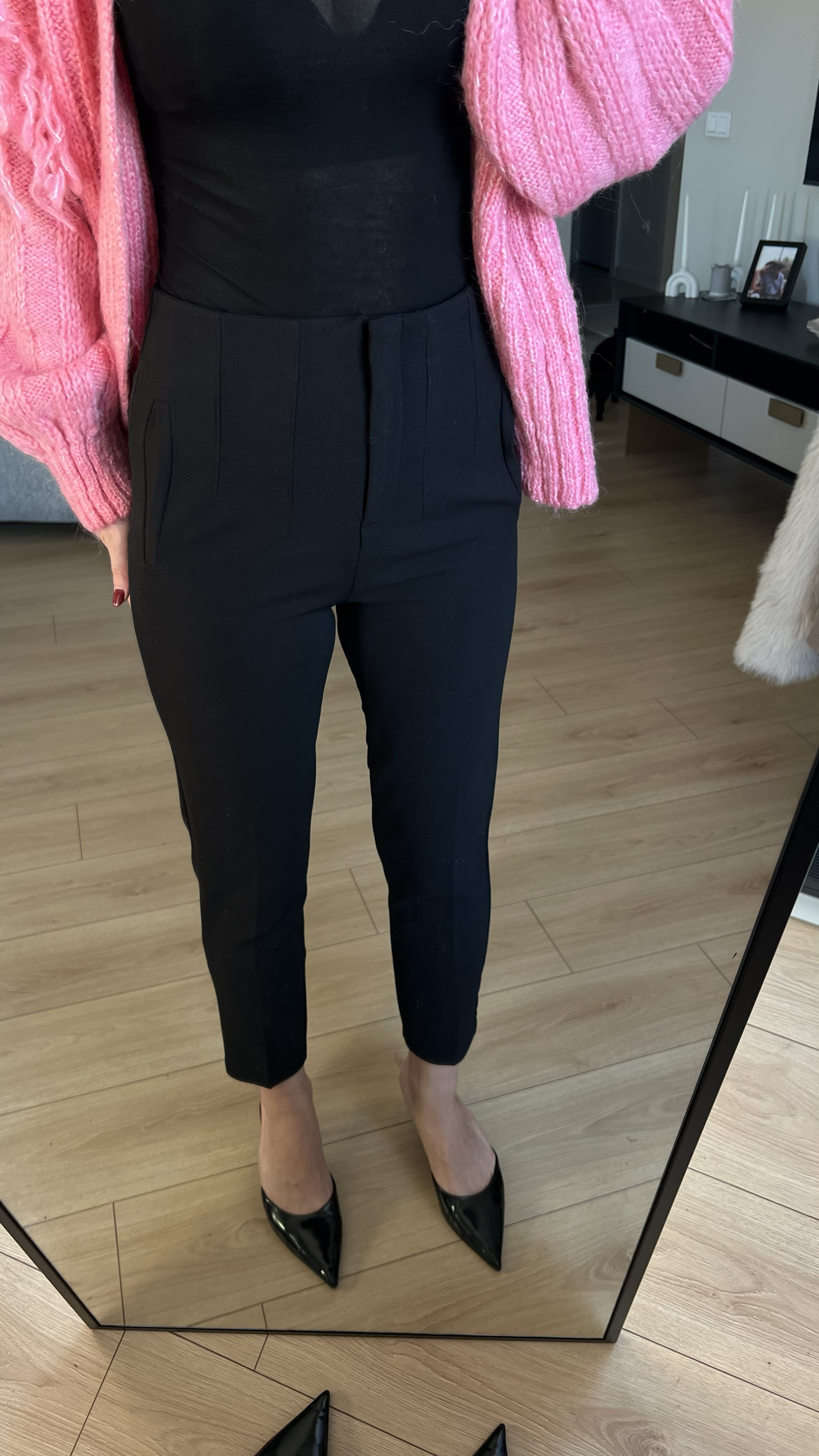 ZR PENSLİ MODELLİKRALI KUMAŞ PANTOLON