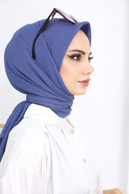 Mio Caz Eşarp İndigo
