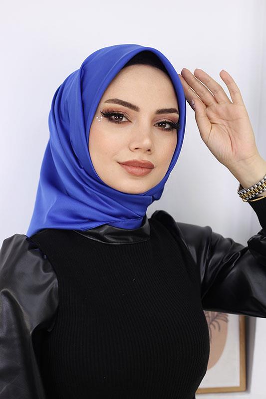Rayon Eşarp Saks Mavisi