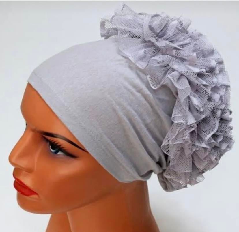 Fırfırlı Bone GriFeronis Scarf