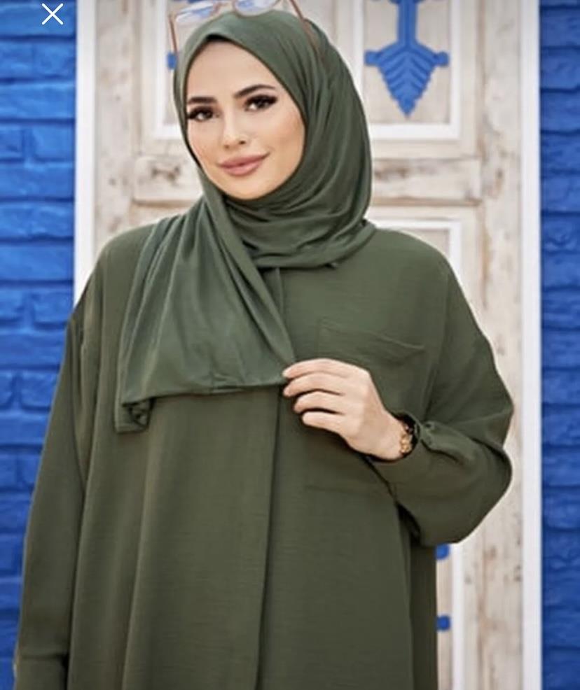 Penye Şal Haki YeşiliFeronis Scarf