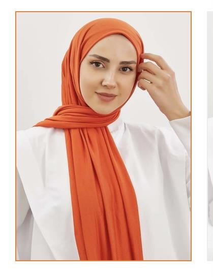 Penye Şal TuruncuFeronis Scarf