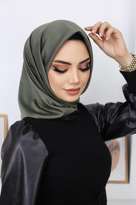 Rayon Eşarp Haki Yeşili