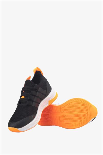  02  Siyah/Oranj Spor Ayakkabı