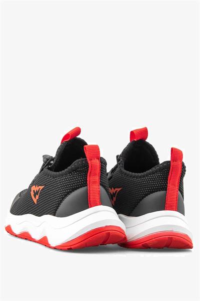Waves 130 Patik Yazlık Aqua - Siyah/Kırmızı