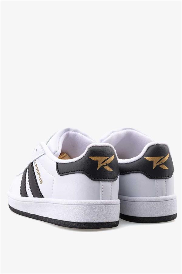Tomkids 5023 Patik Cilt - Beyaz/Siyah