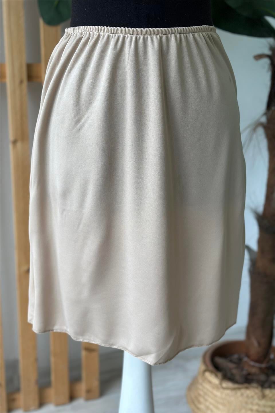 Bej Beli Lastikli İç Astar EtekAETK2500127-BEJ-S