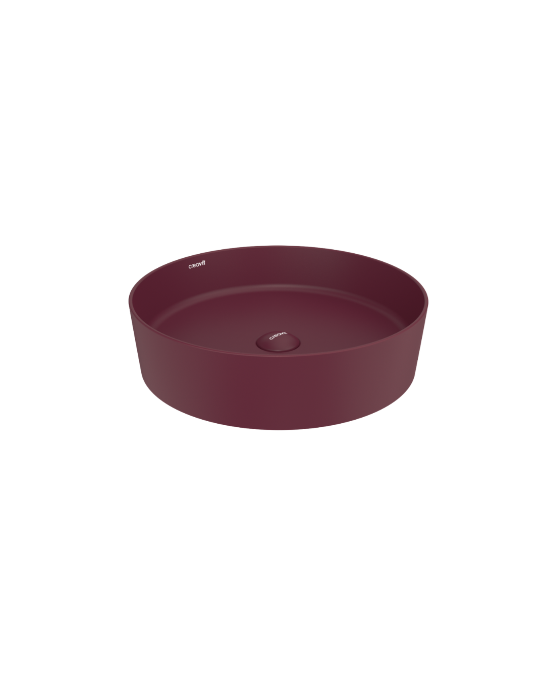 Creavit  Loop Ø 45 cm Tezgah Üstü Çanak Lavabo Berry LP145.00BR