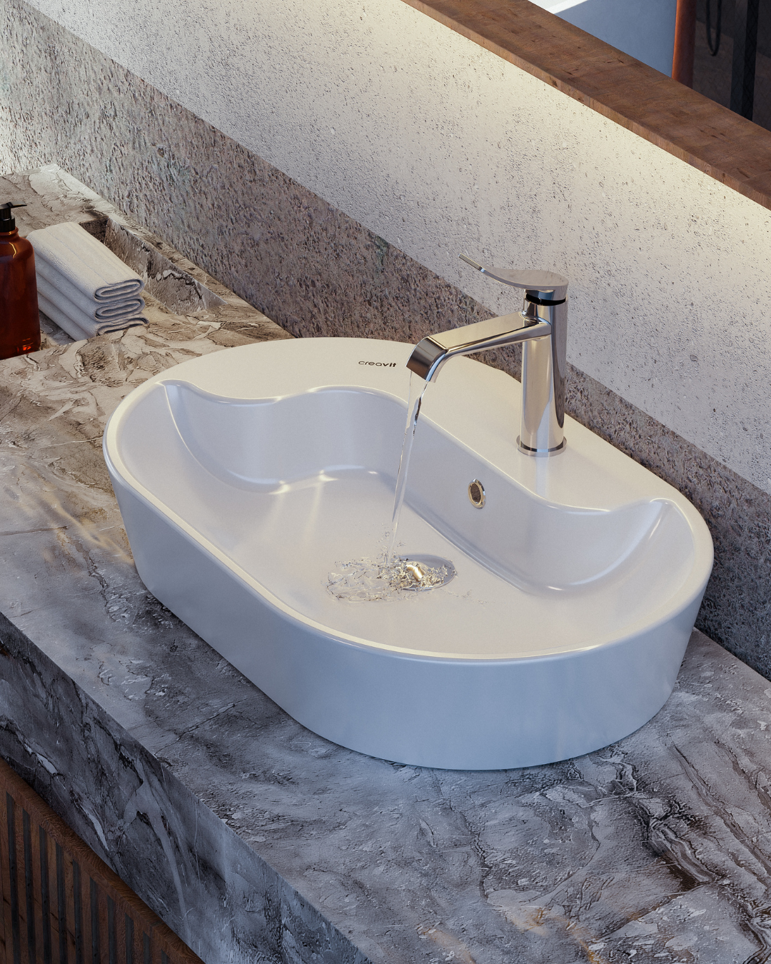 Creavit Lua Lavabo Bataryası Armatürü LU1500