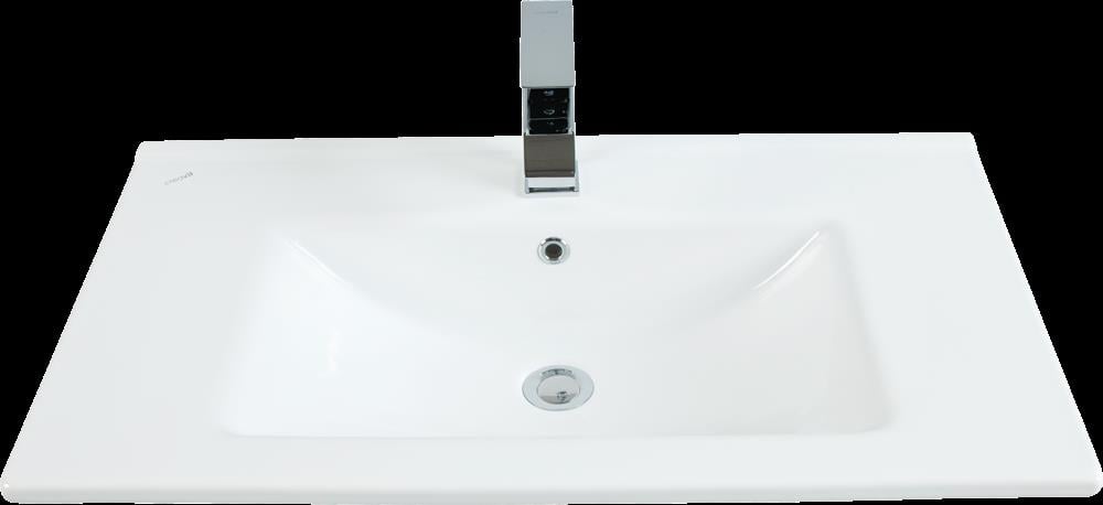 Creavit SU075 Su Dolap Uyumlu Etajerli Lavabo 45X75 cm Beyaz