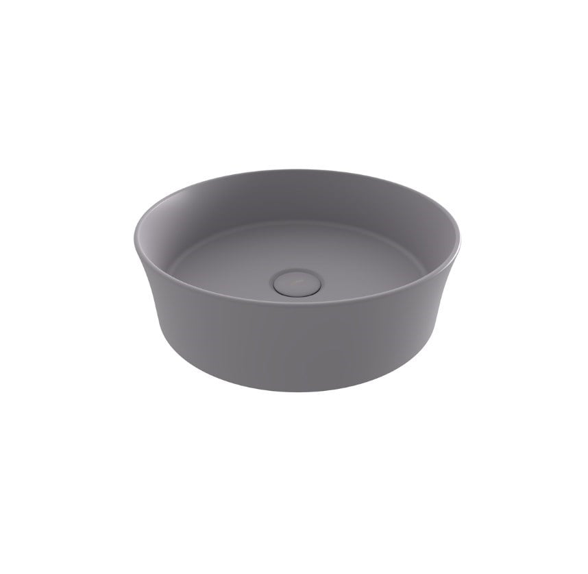 Bocchi Sottile Slim Line Yuvarlak Lavabo 38 cm Mat Gri 1478-006-0125