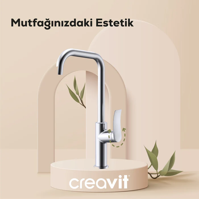 CREAVİT Lua Eviye Mutfak Bataryası Armatürü LU8500