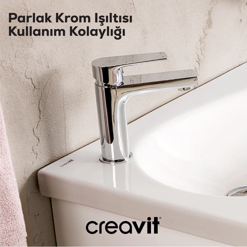CREAVİT SR1500 Sharp Lavabo Armatürü