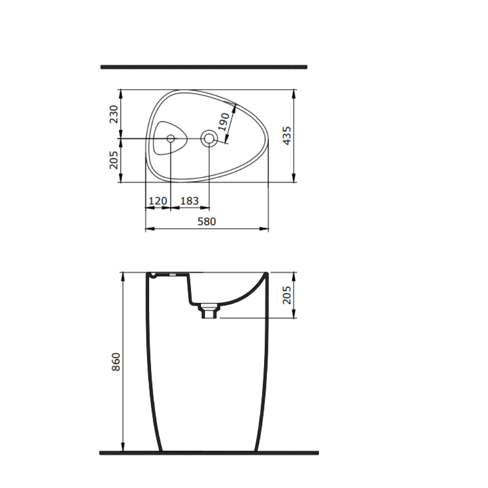 BOCCHİ Etna Monoblok Lavabo Batarya Banklı M.Sarısı 1337-021-0126