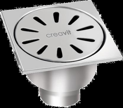 Creavit FS116A Paslanmaz Yer Sifonu 10x10 cm