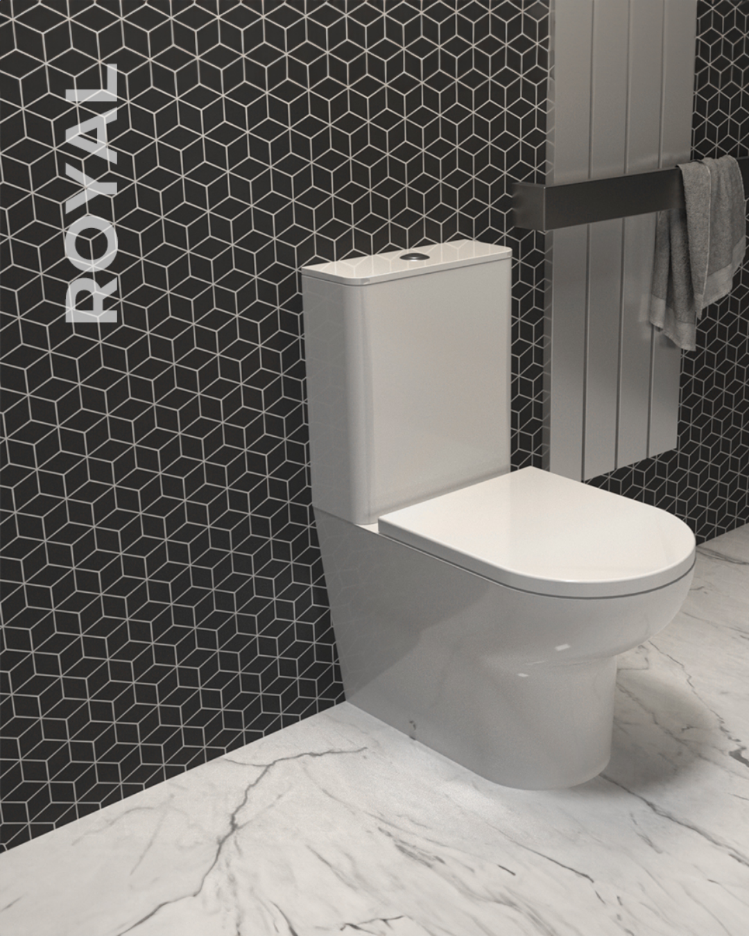 Newarc Royal Duvara Sıfır Klozet Seti 6822 ROY.K.022