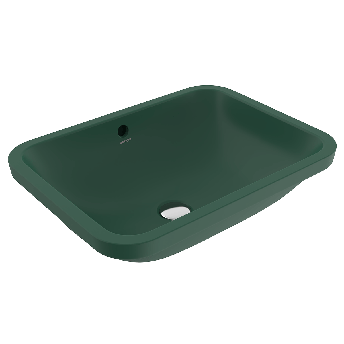 BOCCHİ Scala Tezgahaltı Lavabo 55 cm Mat Yeşil 1006-027-0125