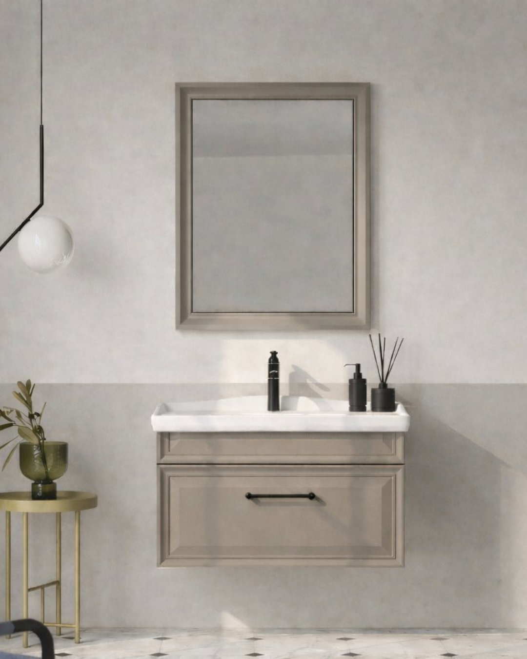 Orka Design 85 cm Banyo Takımı