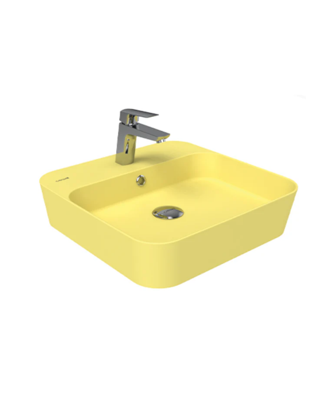 Creavit Loop Kare Çanak Lavabo  Limon Çiçeği LP046-00LC