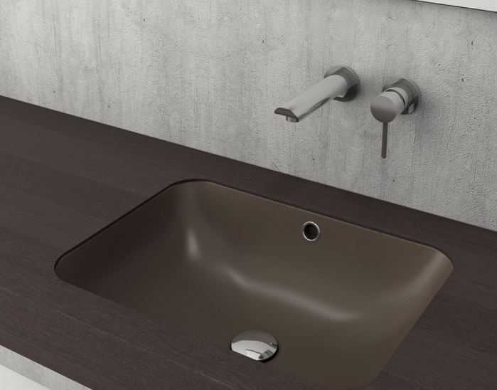 BOCCHİ Scala Tezgahaltı Lavabo 55 cm Mat Kahve 1006-025-0125