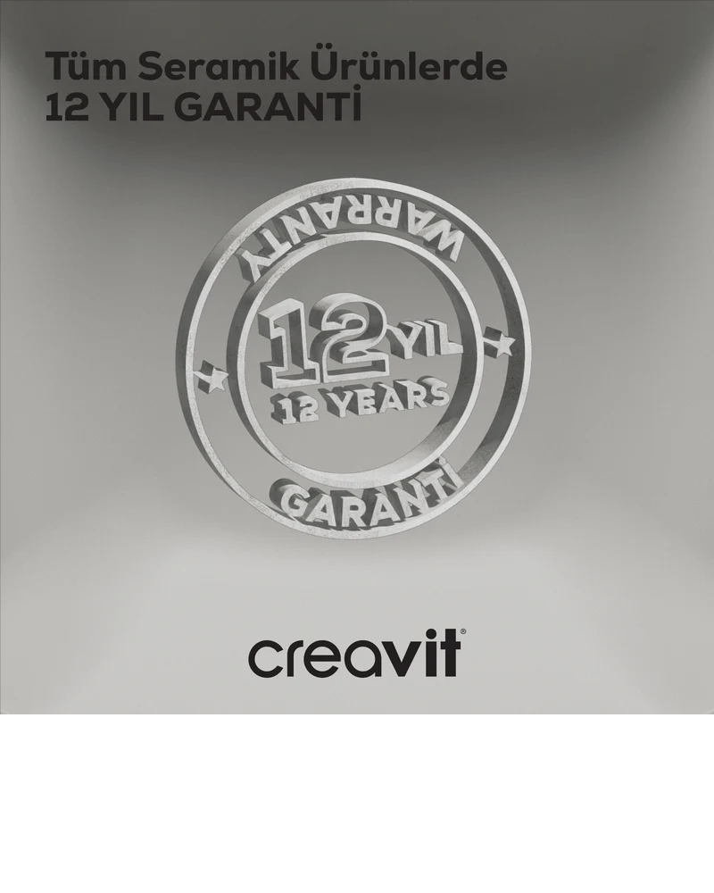 Creavit TP730 Tezgah Altı Dikdörtgen Hilton Lavabo 30X50 cm Beyaz