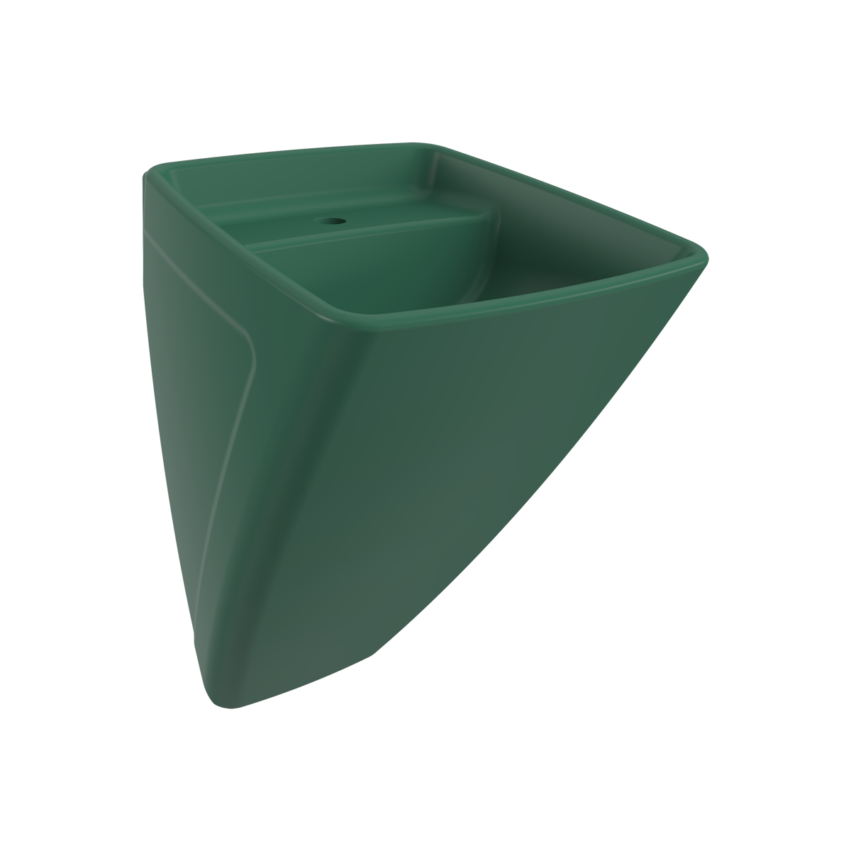Bocchi Firenze Asma Monoblok Lavabo Mat Yeşil 47 cm