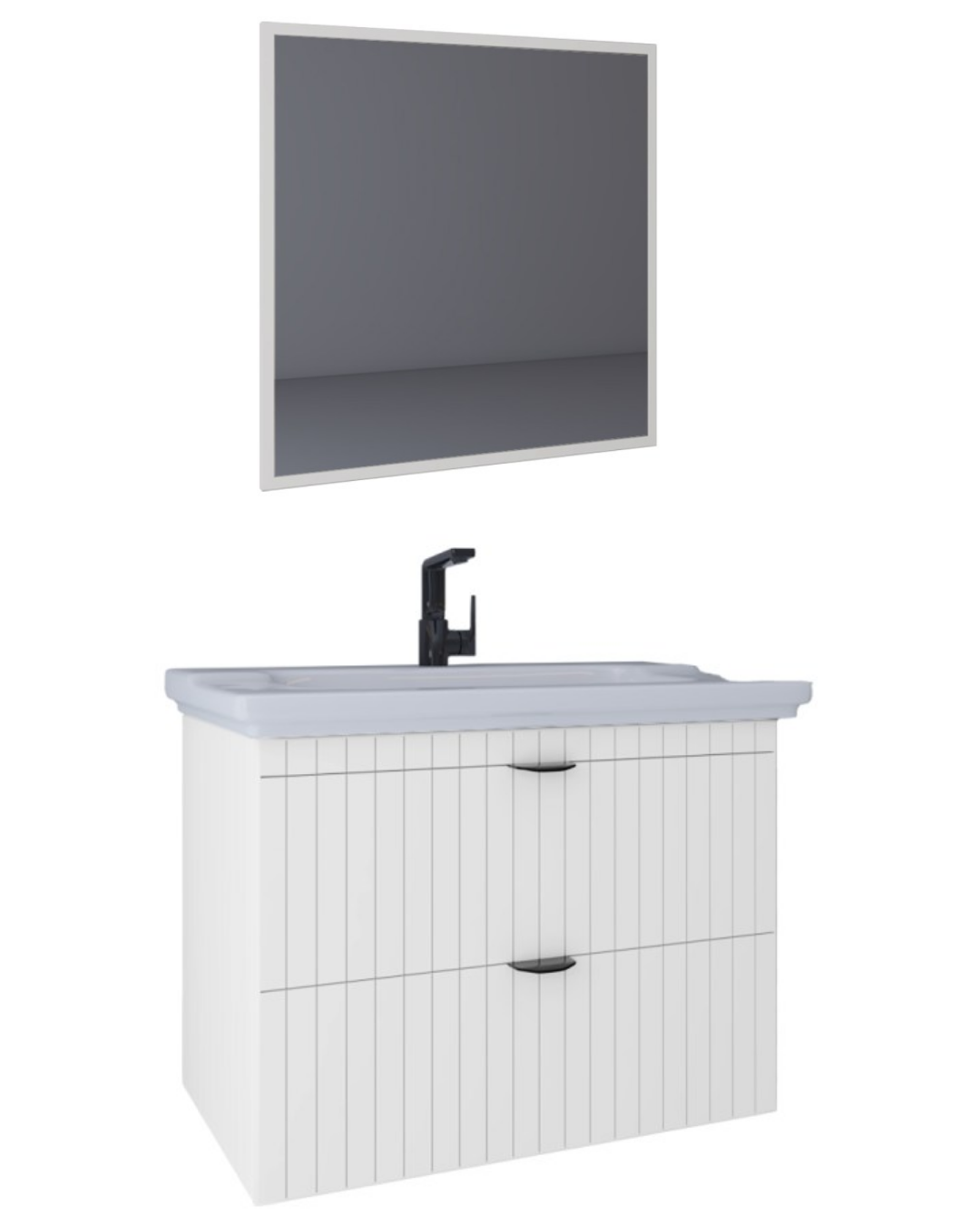 Kobos Noble Banyo Mobilyası Takımı Çekmeceli