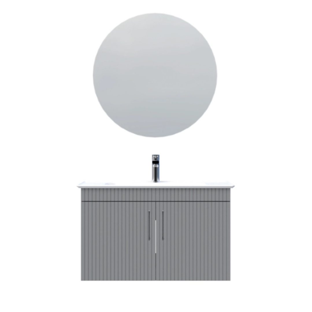 Creavit E10 Lake Kapaklı Erine Lavabolu Banyo Takımı 85 cm