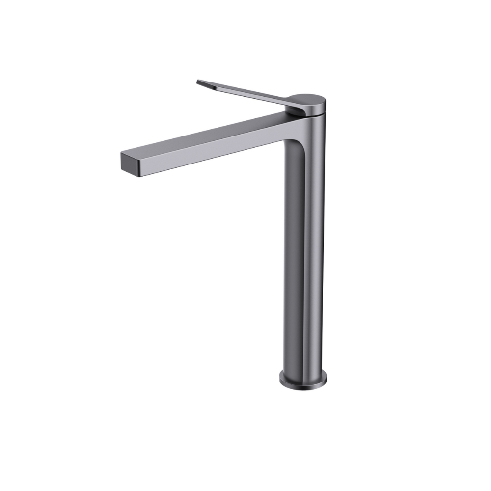 CREAVİT Ritmo Uzun Lavabo Armatürü Metalik Gri  RT6500GR