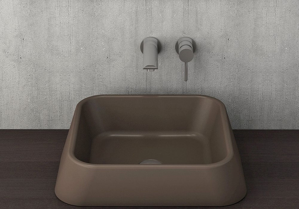 Bocchi Firenze  Çanak Lavabo Mat Kahve 1005-025-0125