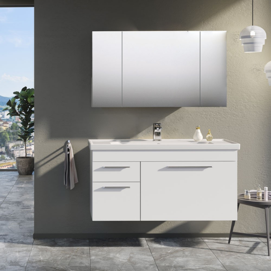 Orka Enez 100 cm Banyo Dolabı Takım Beyaz