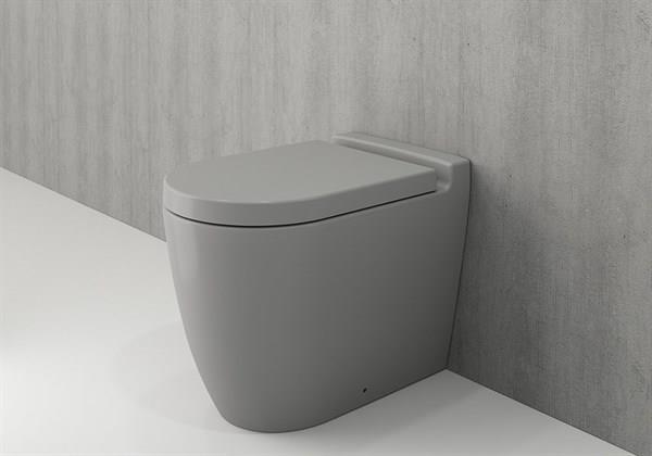 Bocchi 1528-006-0128 Venezia Rimless Tek Klozet ve Kapağı Mat Gri