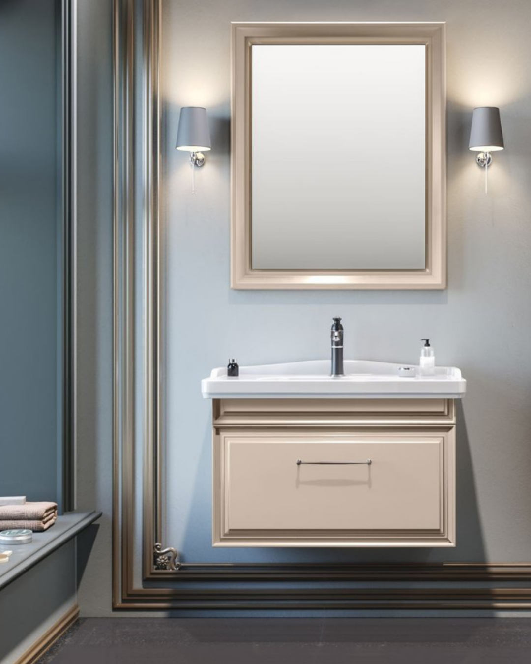 Orka Design 105 cm Banyo Takımı