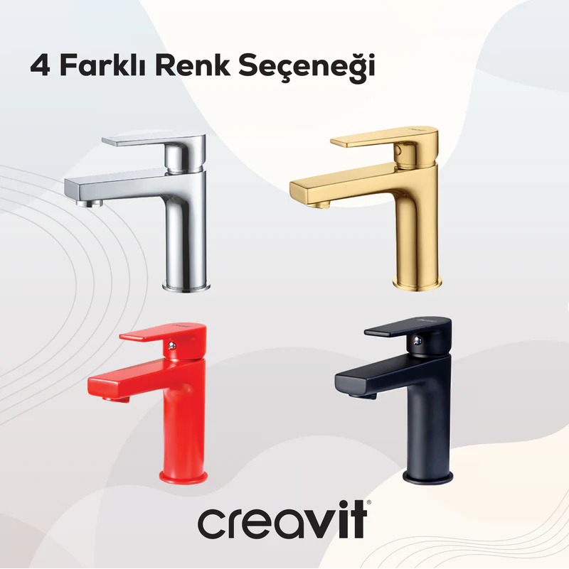 CREAVİT SR1500 Sharp Lavabo Armatürü