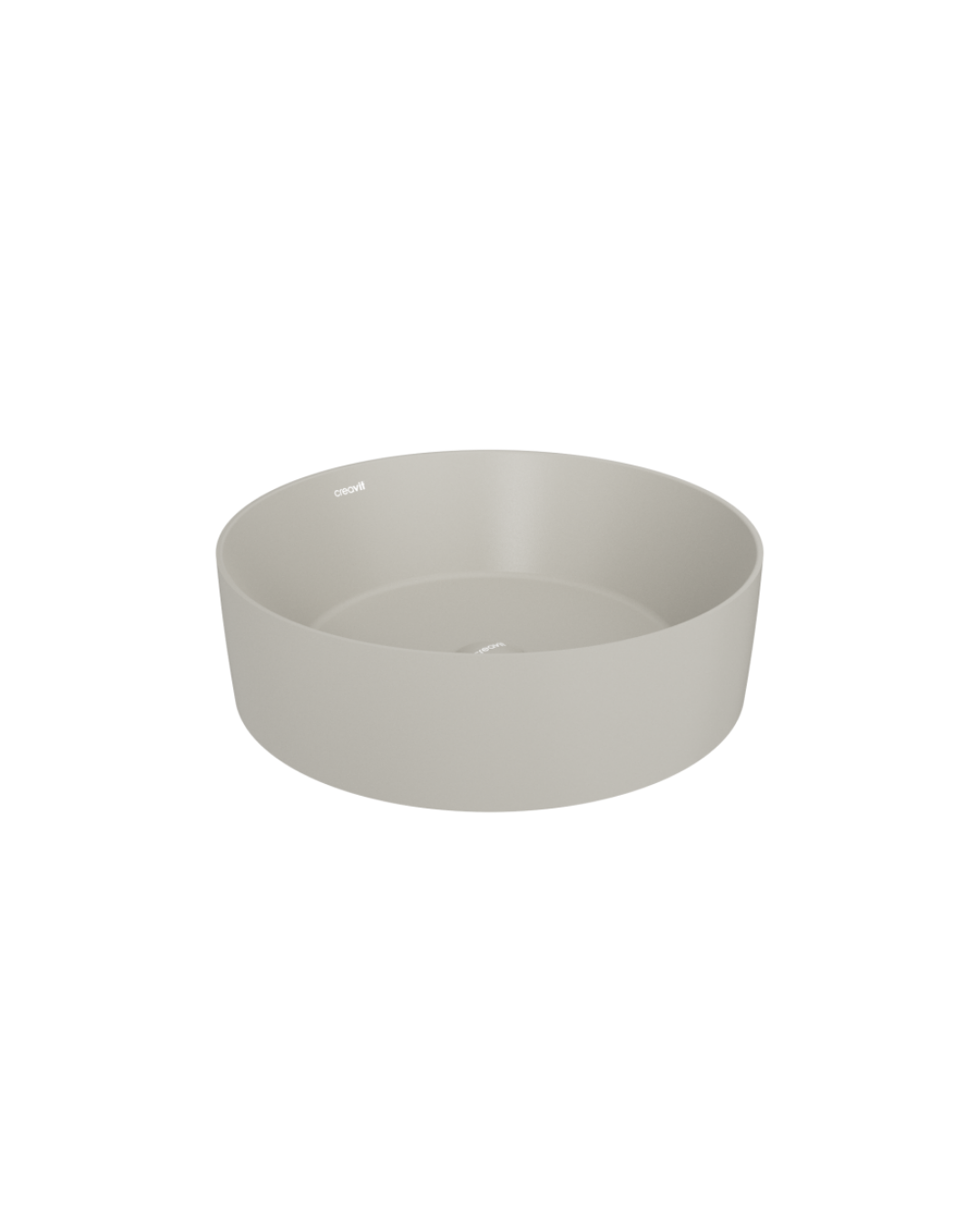 Creavit Nice Tezgah Üzeri Lavabo Ø45 cm Cool Grey Gri NC045.00CG