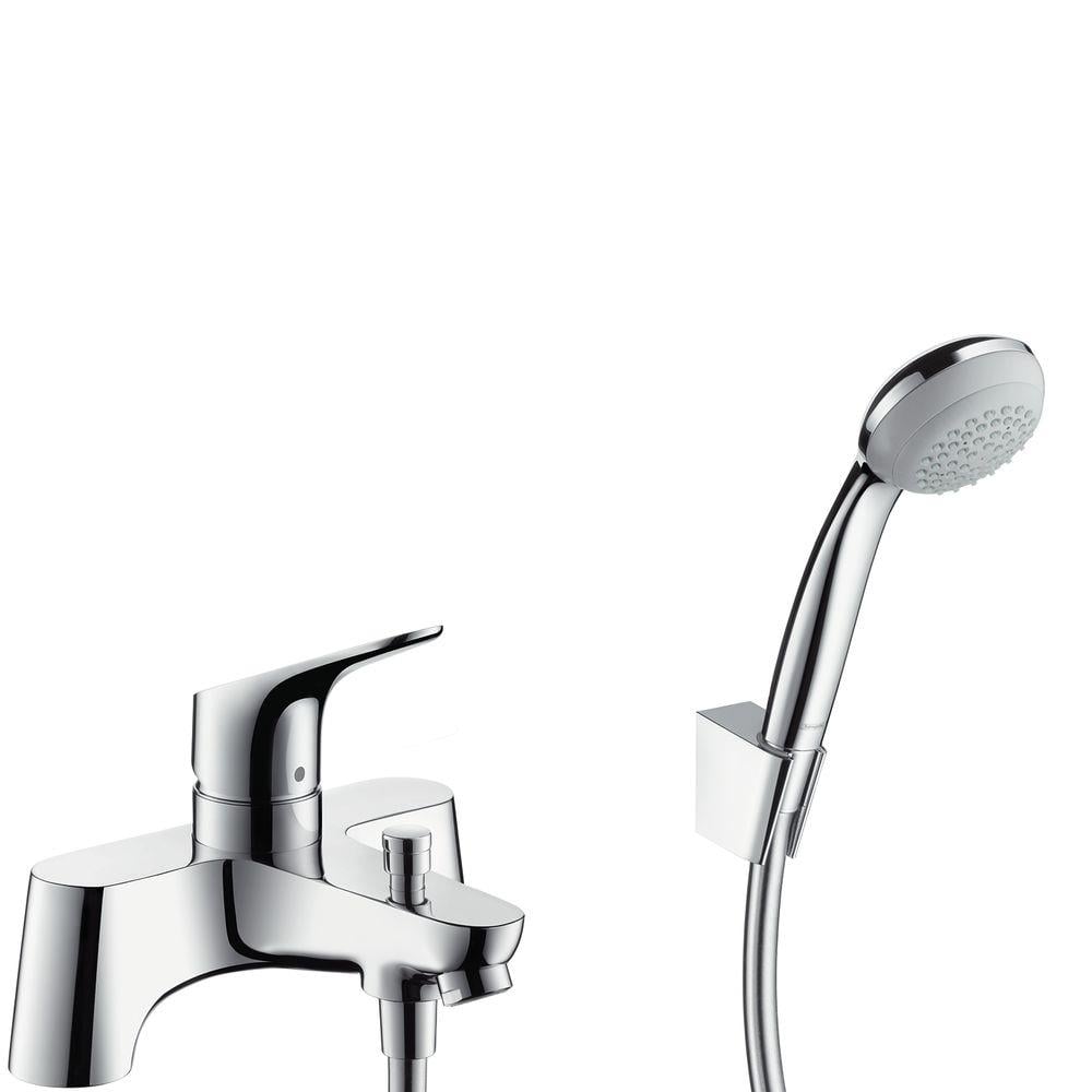 2 Delikli Kenarı Banyo Bataryası, Yönlendirici ve Crometta 85 1Jet El Duşu İle Birlikte Krom