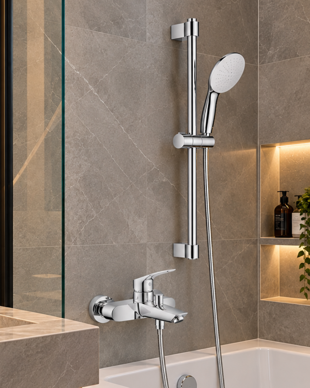 Grohe Eurosmart Sıva Üstü Banyo Seti Krom 