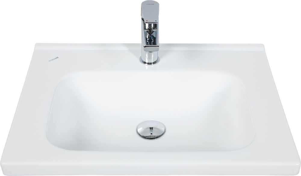 Creavit ID080 İdeal Dolap Uyumlu Lavabo 45X80 cm Beyaz