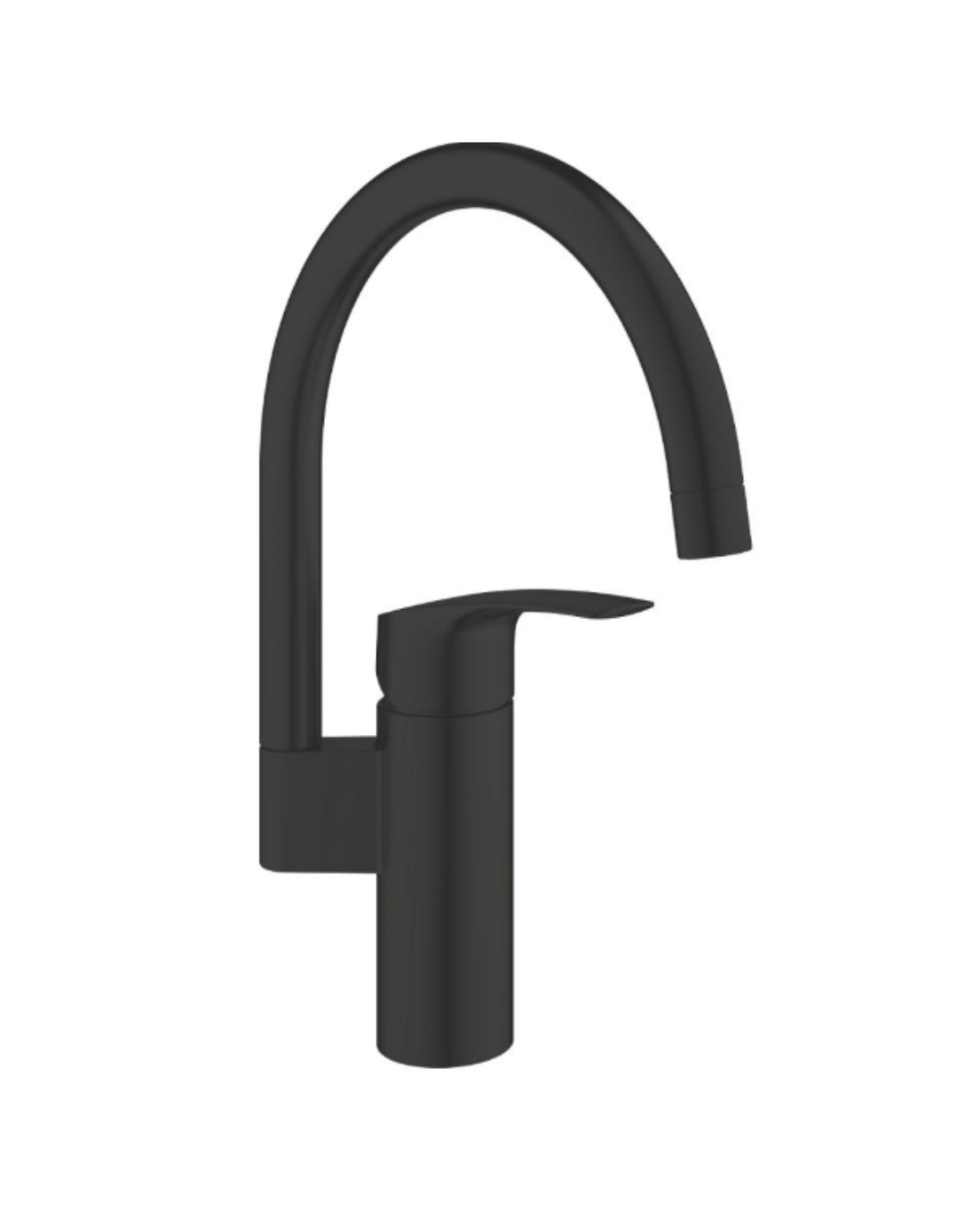 Eurosmart 332022433 Tek Kumandalı Eviye Bataryası Mat Siyah