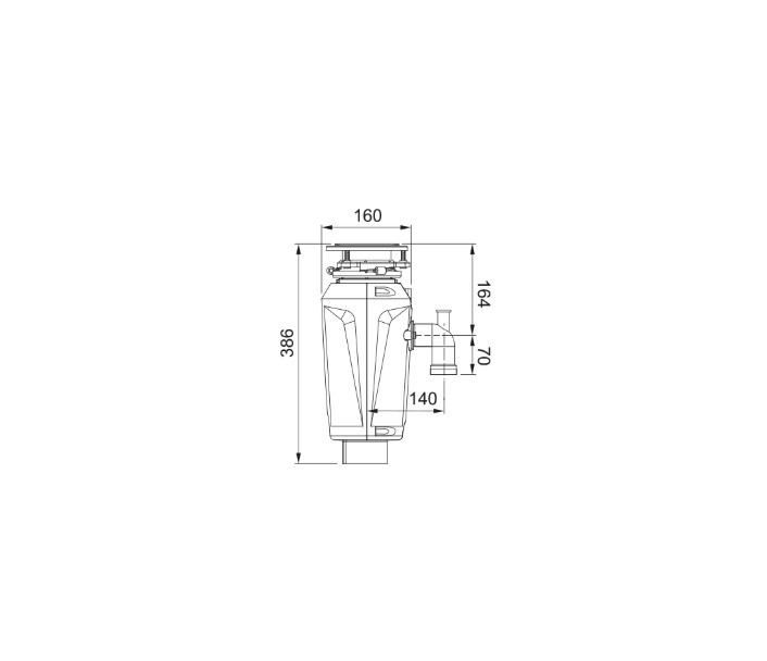 FRANKE Çöp Öğütücü Slim 100 134.0715.095