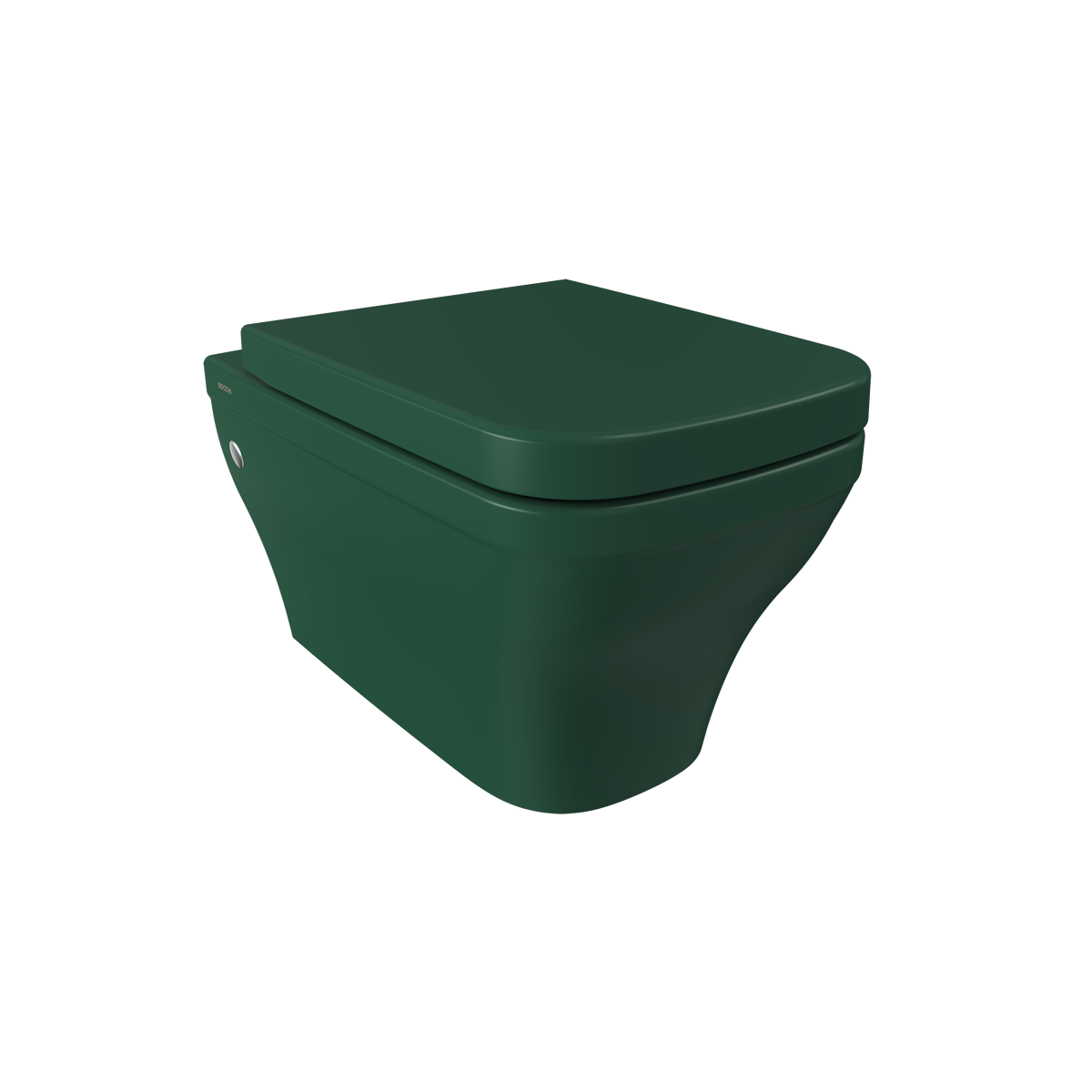 Bocchi 1304-027-0128 Firenze Rimless Asma Klozet ve Kapağı Mat Yeşil