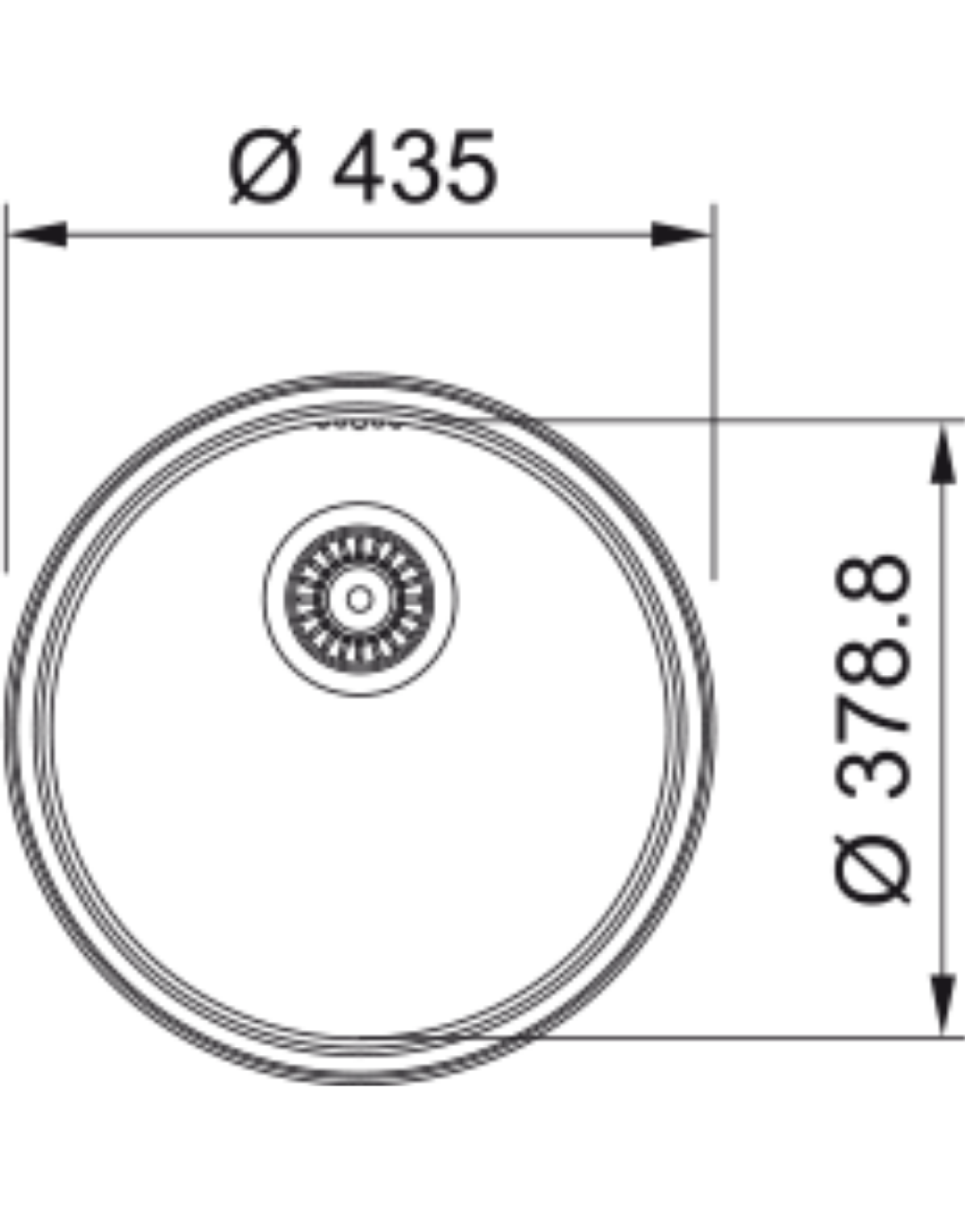 Franke Baccini RBX 110-38 Paslanmaz Çelik Eviye